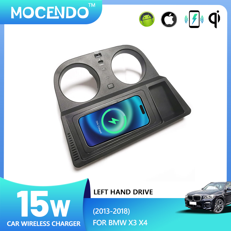 Wireless Phone Charger Pad - Voor BMW X3 F25 X4 F26