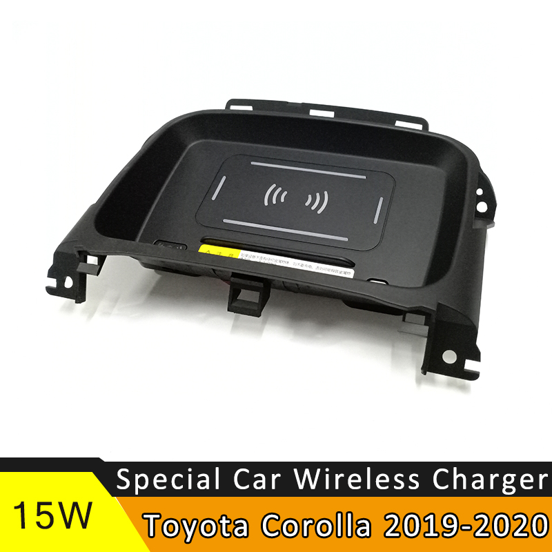 Wireless Phone Charger Pad - 15W Auto Draadloze Oplader Voor Toyota