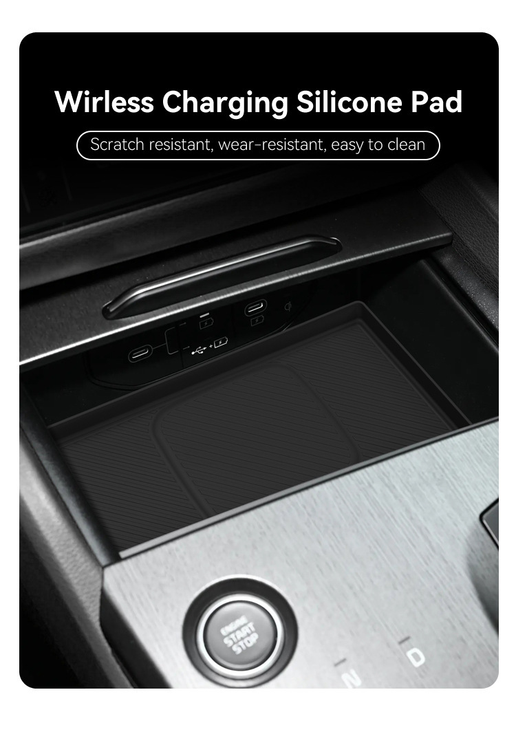 Wireless Phone Charger Pad - Siliconen draadloze oplaadpad voor Kia Sportage