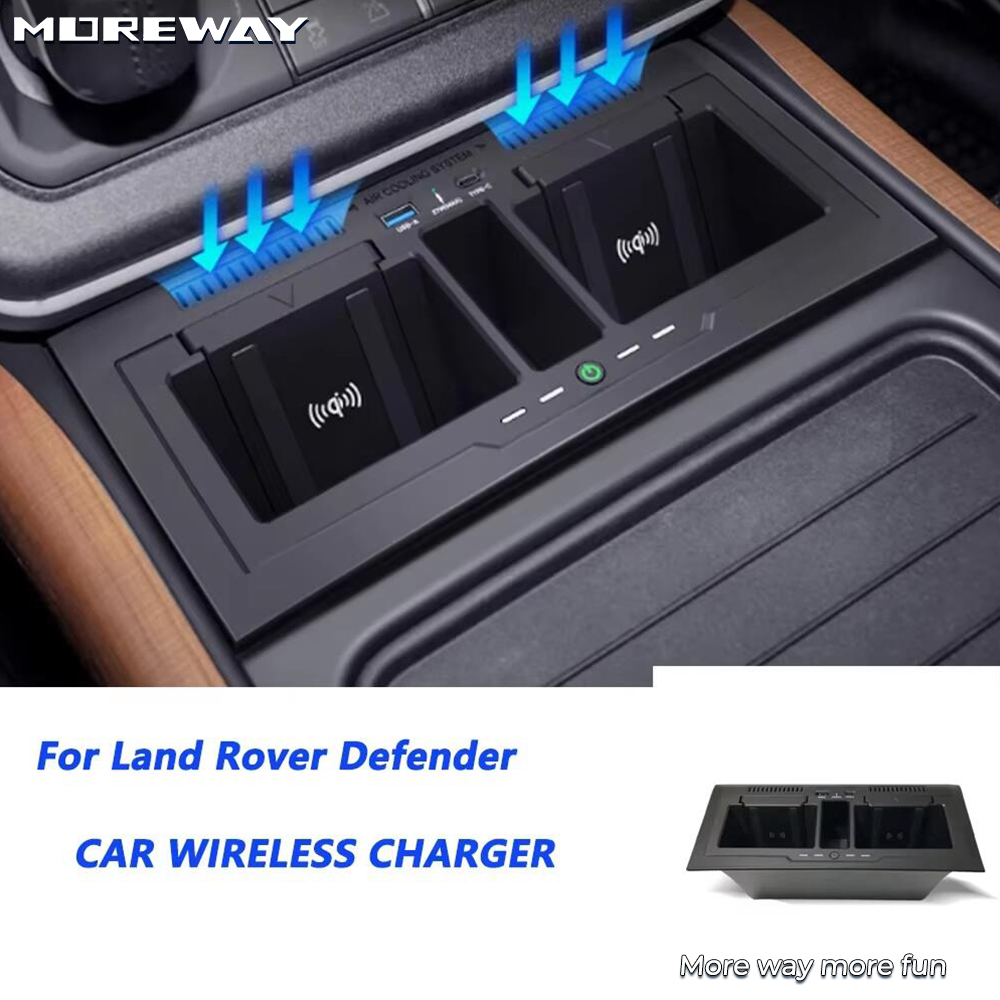 Wireless Phone Charger Pad - Moreway Snellaad Auto Oplaadpad Draadloze Telefoonlader
