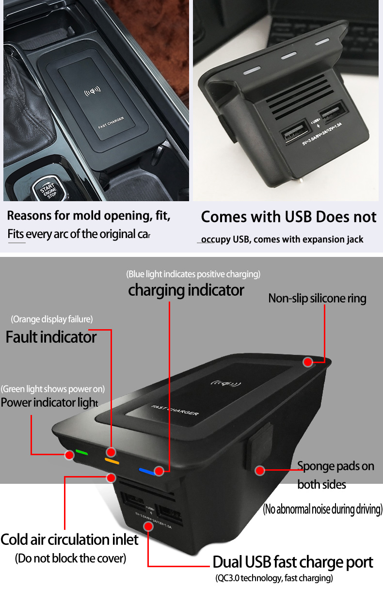 15W Draadloze Oplader Voor Vol - Wireless Phone Charger Pad recensie en prijs