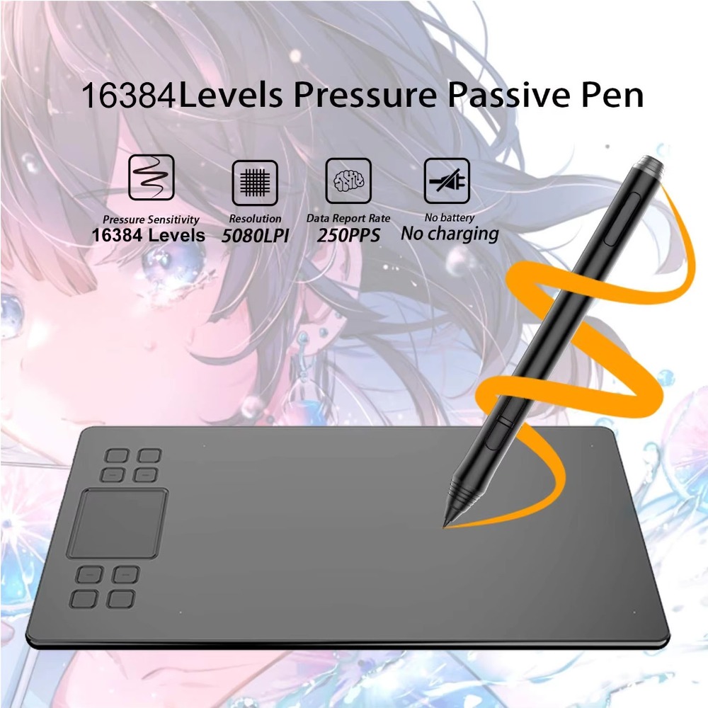 10×6 Inch Tekentablet Batterij - Digital Drawing Tablet recensie en prijs